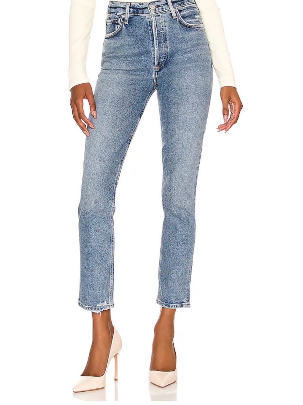 Citizens of Humanity Charlotte High Rise Straight Jeans - Size 27